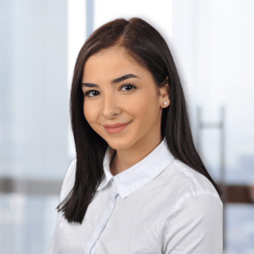 a woman smiling at camera