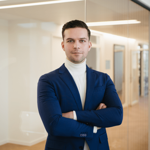 Nico Schranz a man in a blue suit